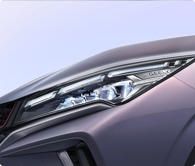 Geely Coolray con iluminación automática faros led y luces diurnas